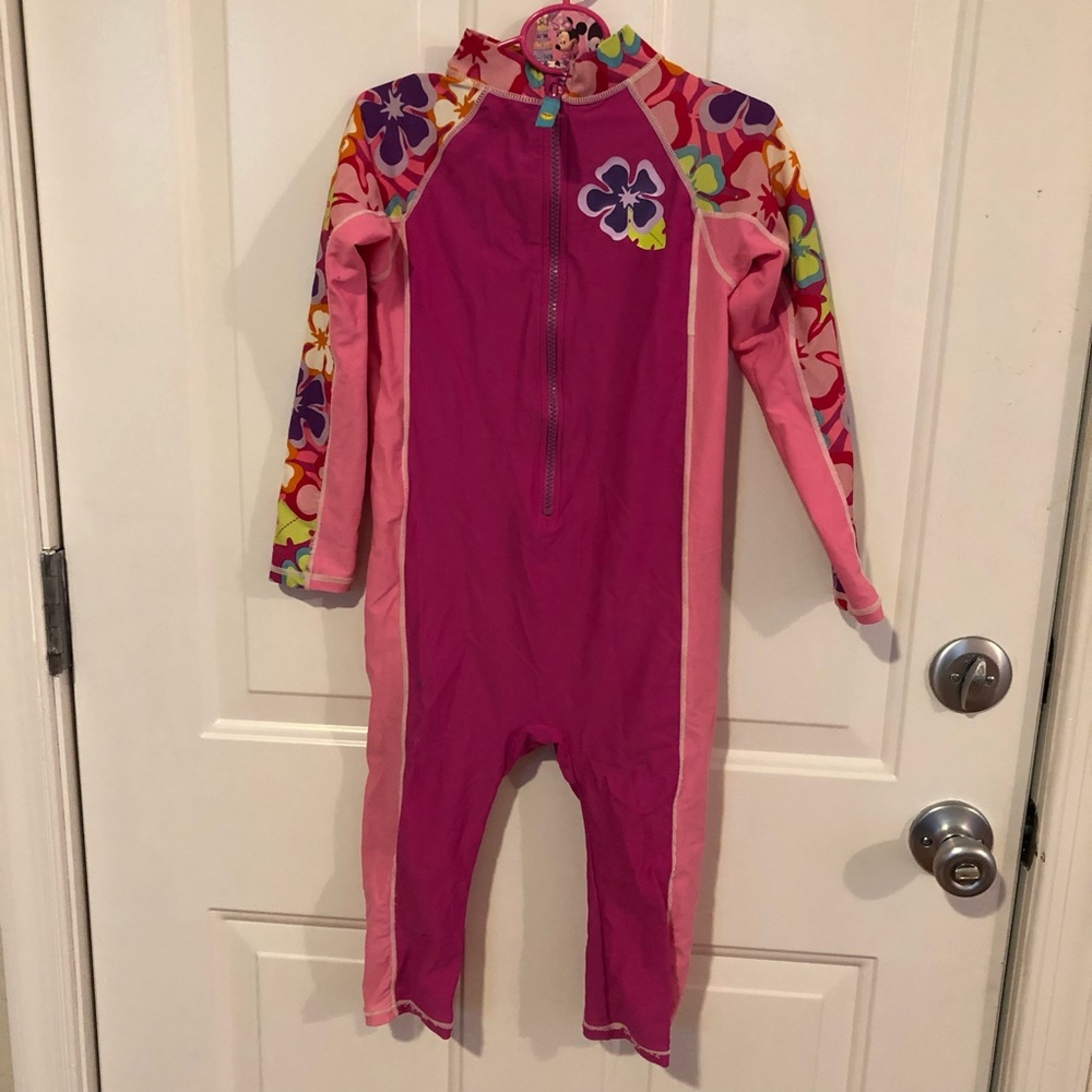 Girls full body rash guard.